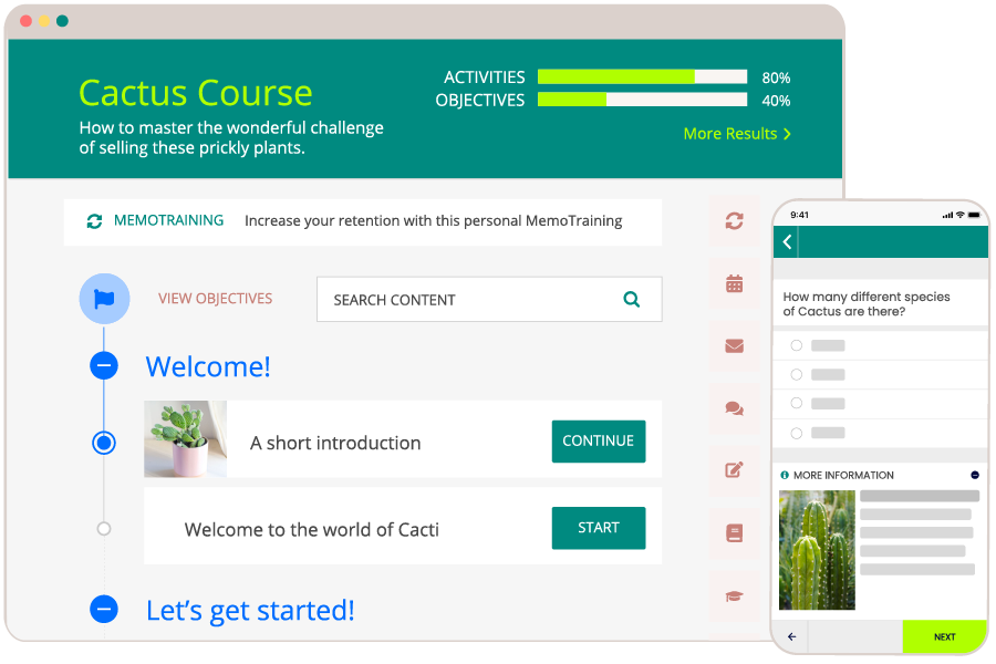Learning journey platform for professional training